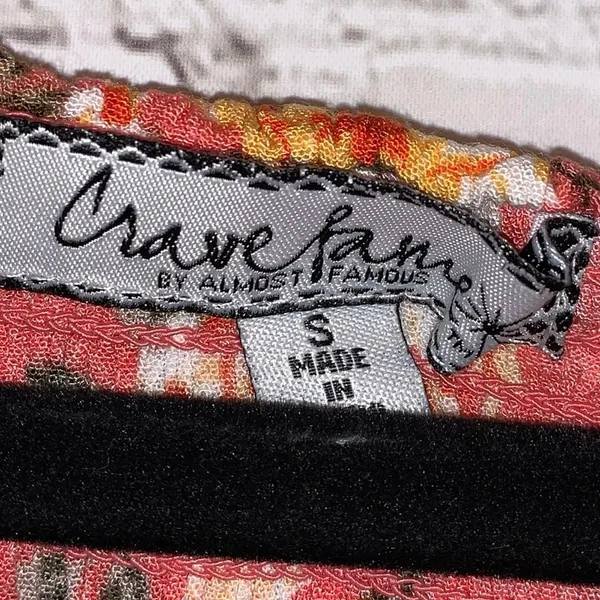Crave Fame Floral Off the Shoulder Smocked Top Small‎ - Image 4