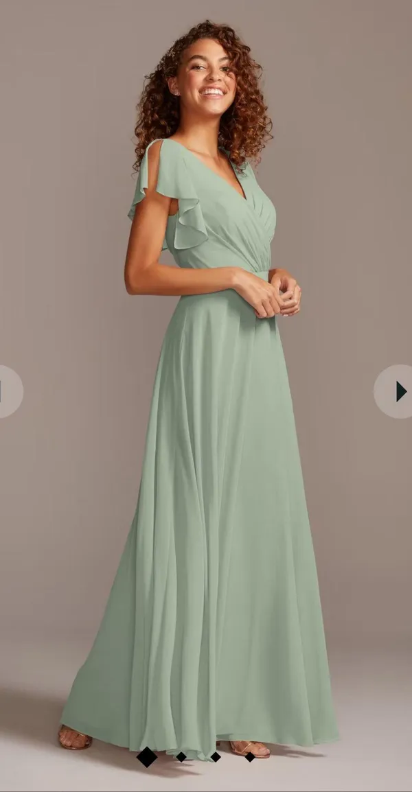 David's Bridal Bridesmaids Dress - Image 4