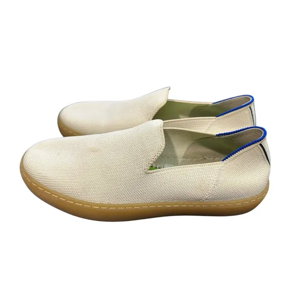 Rothy's The City Slip On Sneakers Womens Size 7.5 Ivory Comfort Flat Gum #S65-1‎ - Image 10