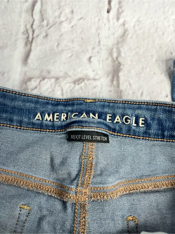 American eagle outfitters super hi-rise jegging crop jeans size 12 - Image 4