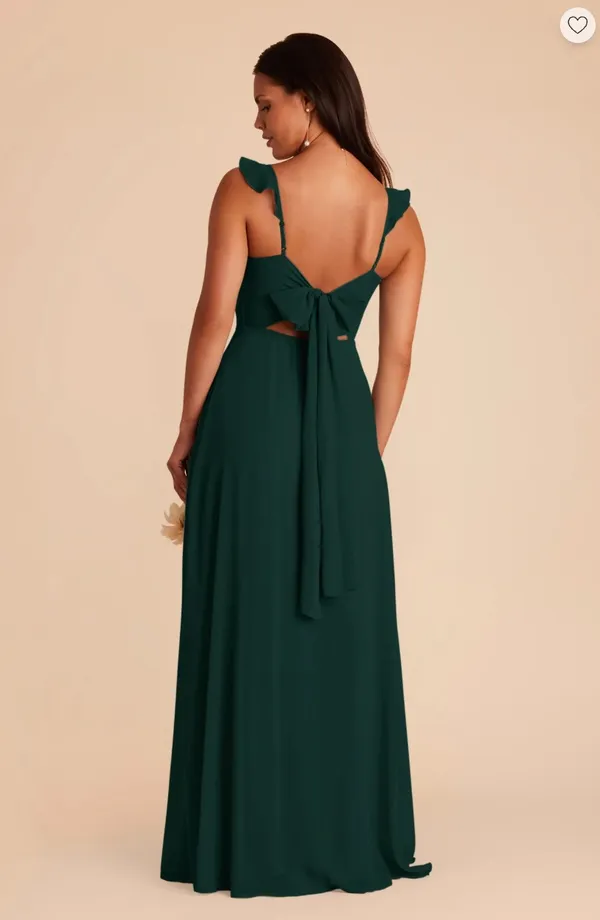Birdy Grey Doris Dress - Chiffon Emerald - Image 2