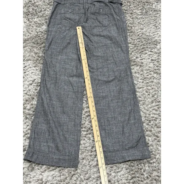 Converse One Star Women’s Gray Wide Leg Pants Cotton Belted Low Rise Size 4 - Image 11