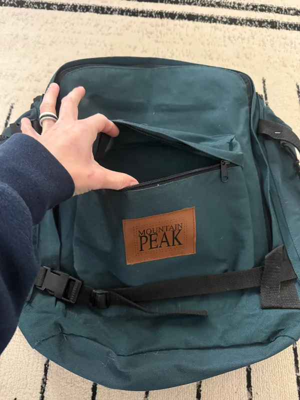 MOUNTAIN PEAK Emerald Green Backpack - Image 3