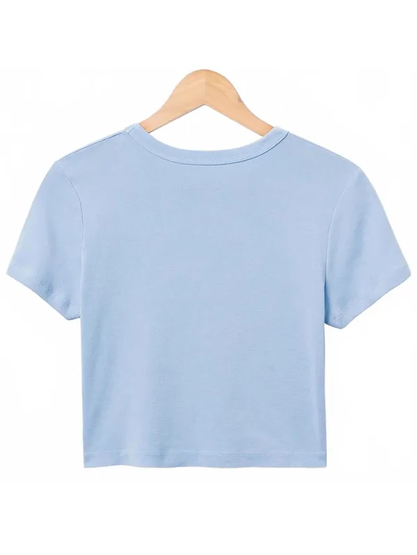 Junk Food Mickey Mouse Wave Graphic Baby Tee Blue Disney NWT Size Large - Image 4