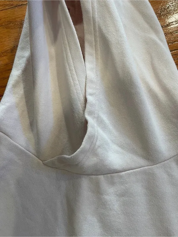 Fabletics Pale Pink Cropped Boxy Hoodie XS Balletcore Athleisure - Image 4