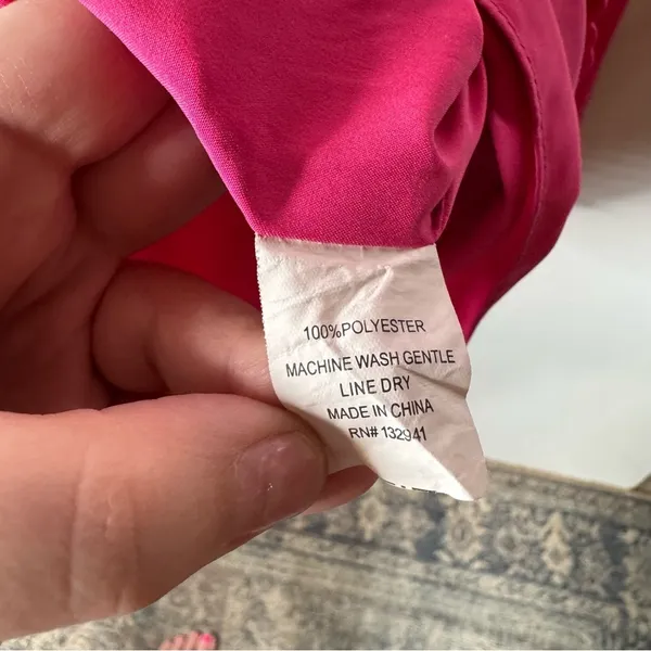 Amanda Uprichard Pink Ruffle High Neck‎ Mini Dress Size Small - Image 4