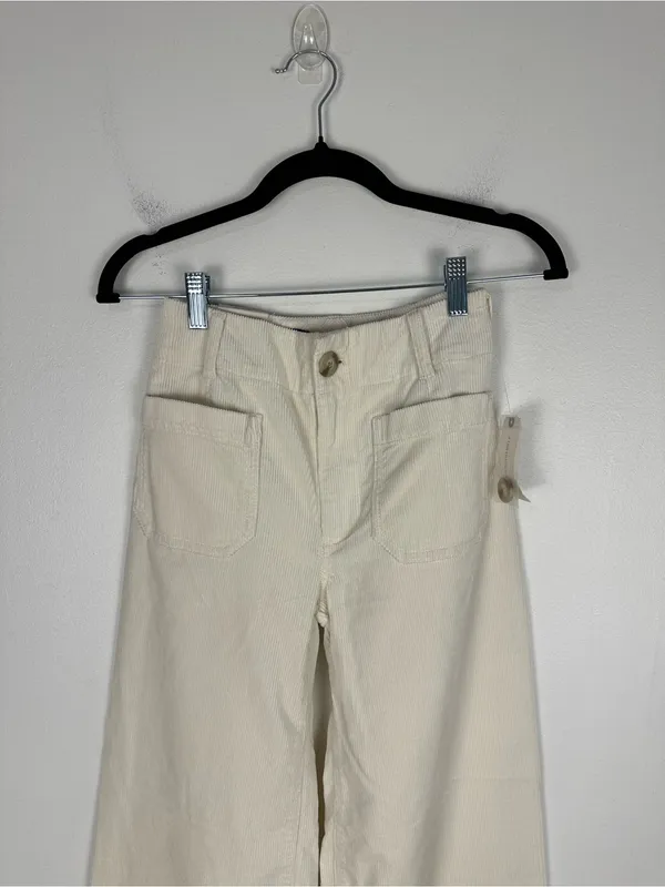 Maeve The Colette Bow Corduroy Crop Wide-Leg Trousers Women’s Sz 23 NWT - Image 4