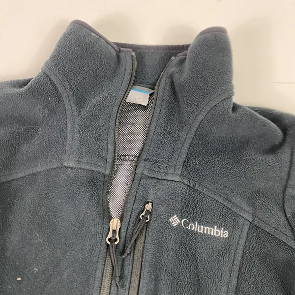 Columbia Fleece Jacket Womens XS Blue‎ Full Zip Hiking Pockets Lightweight - Image 2