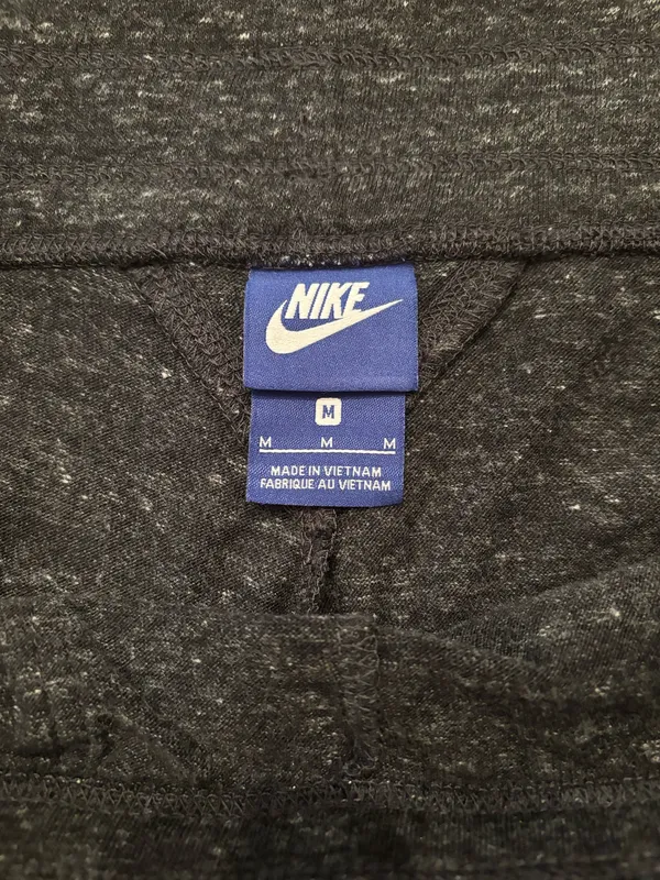 Nike Women's Dark Heather Capri Joggers with White Drawstring - Image 2