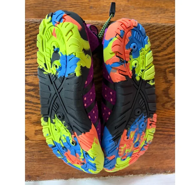 Sport.D Women Purple Water Shoes Aqua Socks Beach Swim BM096 Size 39 - Image 4