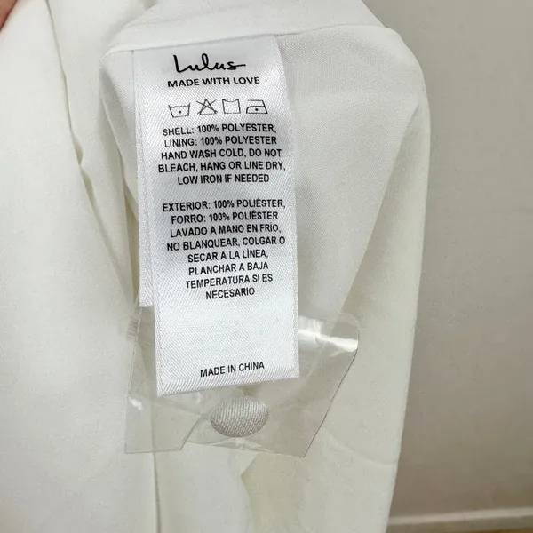 Lulus Beyond Classy White Satin Halter Midi Dress Cocktail Wedding XXL NWT - Image 11