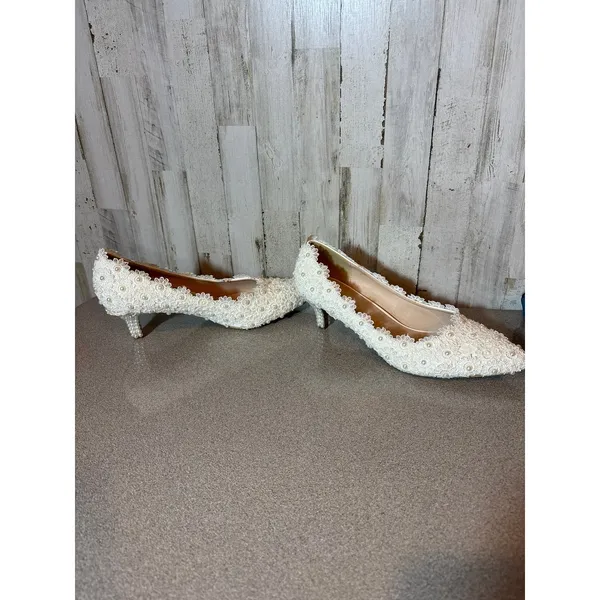Crystal Queen Wedding Bride Shoes‎ size 42 - Image 4
