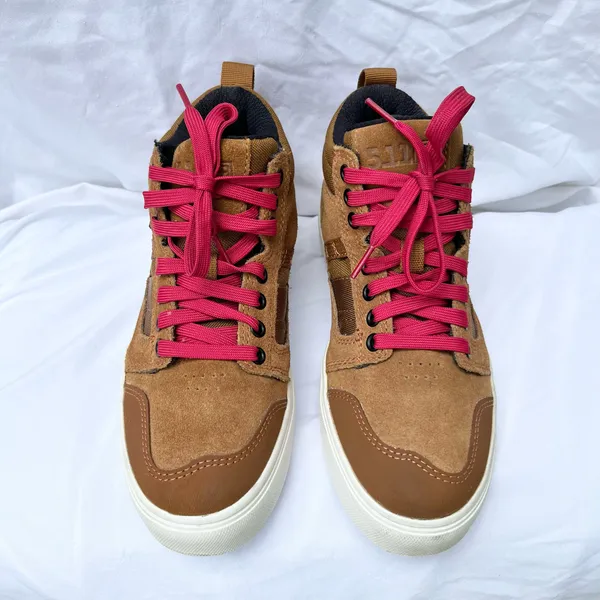5.11 Tactical Norris Sneaker Rustic Brown High Top Men’S 6 / Women’S 7.5 - Image 3