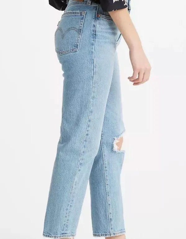 Levi's Premium Wedgie Straight Leg Denim Jean - Image 2