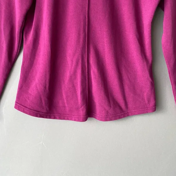 Puma‎ sz L fuchsia pink diagonal zip sweat coat - Image 9