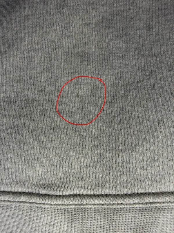 Nike sweatshirt high low hem side slits with zipper wrist pocket heather gray M - Image 11