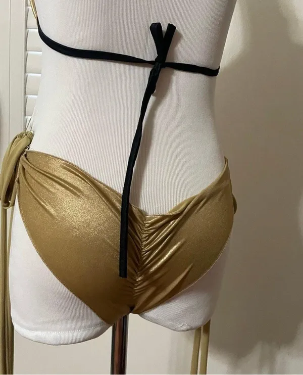 Gold 2pc Festy Wear - Image 2