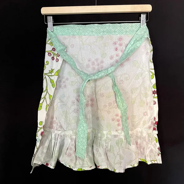 NWT‎ Sunflower by Dena floral leaves vintage apron cooking women's size small - Image 5