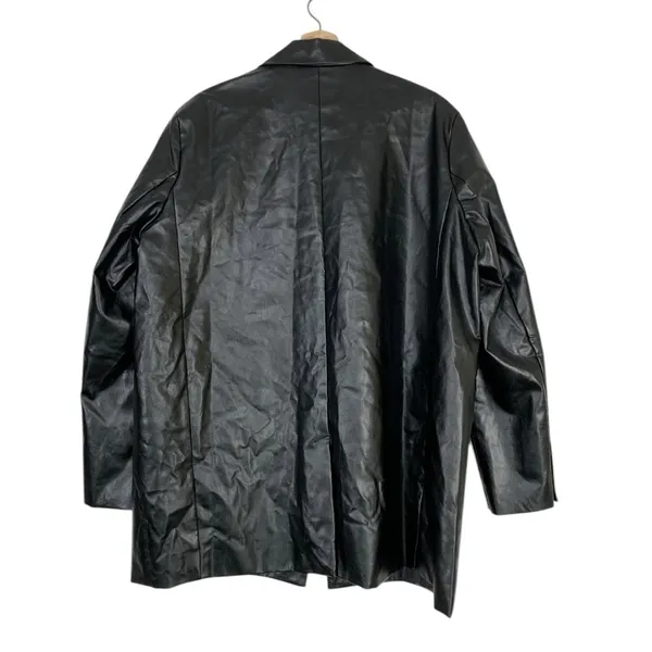 Princess Polly Jocelyn Faux Leather Jacket Size 16 - Image 5