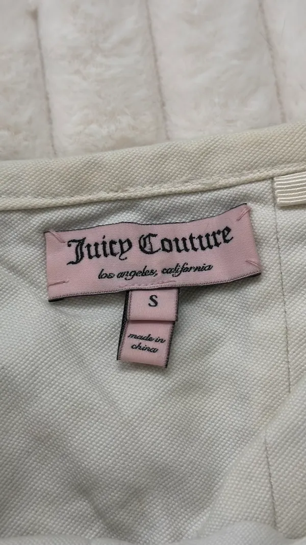 Juicy Couture Y2K Sporty Strapless Bustier Top Dress Sz Sm - Image 2