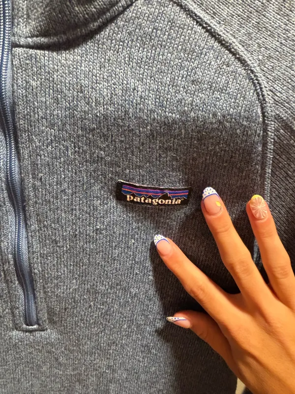 Blue Patagonia Half-Zip Pullover - Image 3