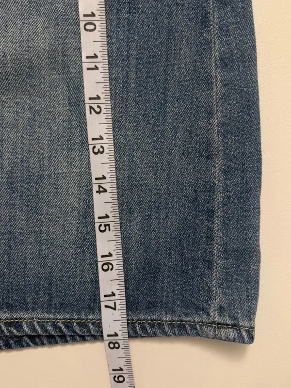 GAP Classic Indigo Wash Denim Mini Skirt - Image 6