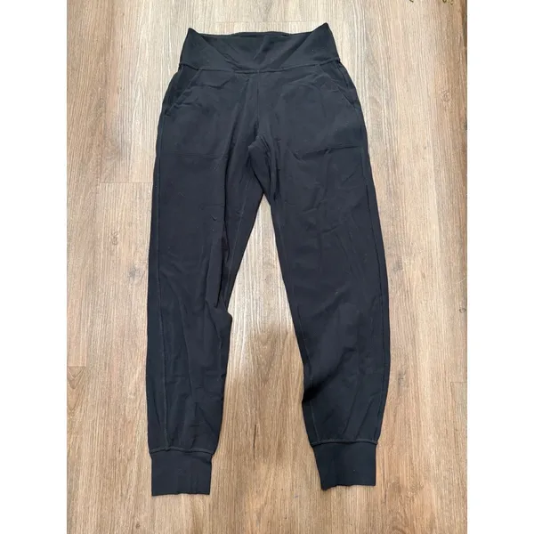 Lululemon Align High-Rise‎ Jogger Black Nulu Yoga Pants LW5DH6S Size 6 - Image 2