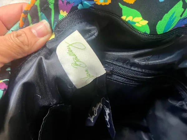 Vera Bradley Midnight Blues Glenna Quilted Satchel Shoulder Bag - Image 7