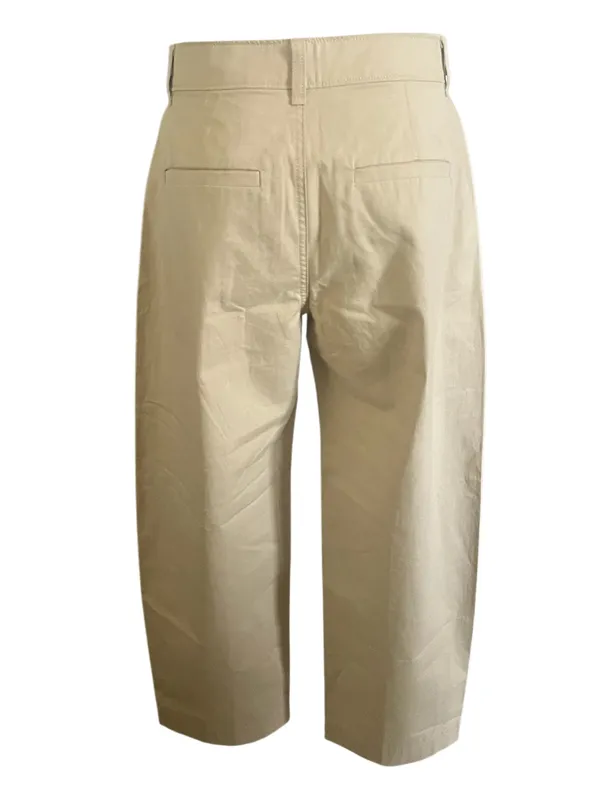 J.Crew Barrel-leg pant in cotton blend Tan Size 25 NWT - Image 5