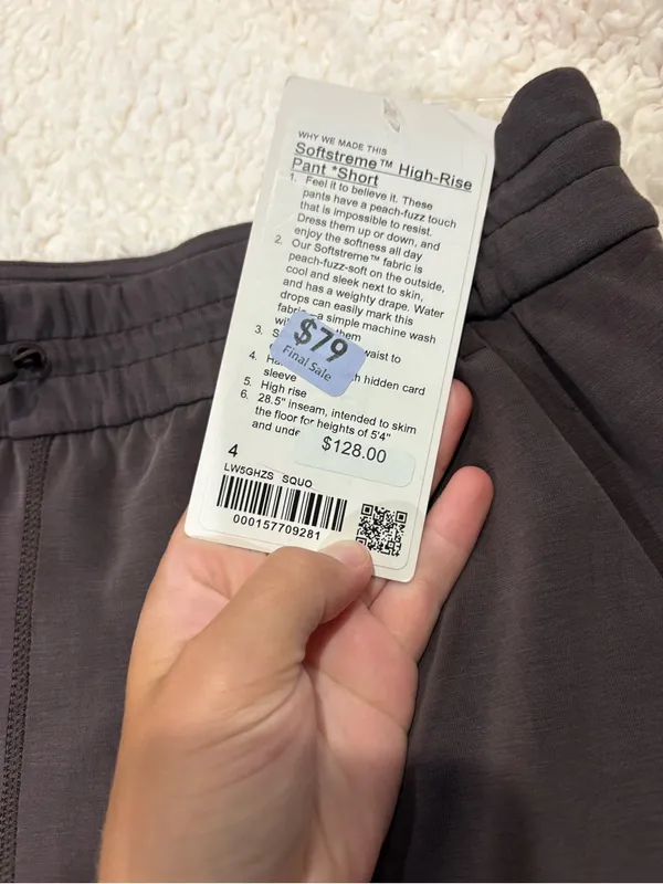 lululemon athletica Women's Charcoal Straight Sweatpants - Image 3