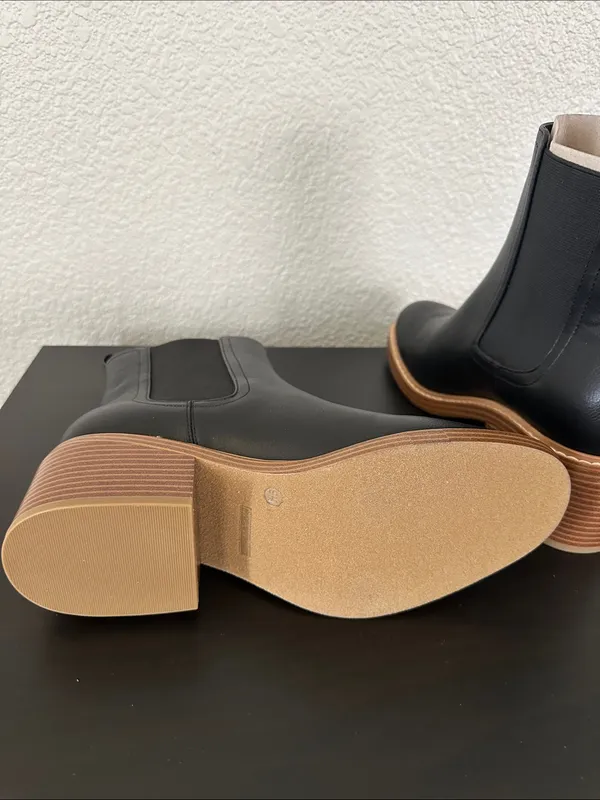 Marc Fisher Modesty Block Heel Round Toe Dress Booties - Image 7