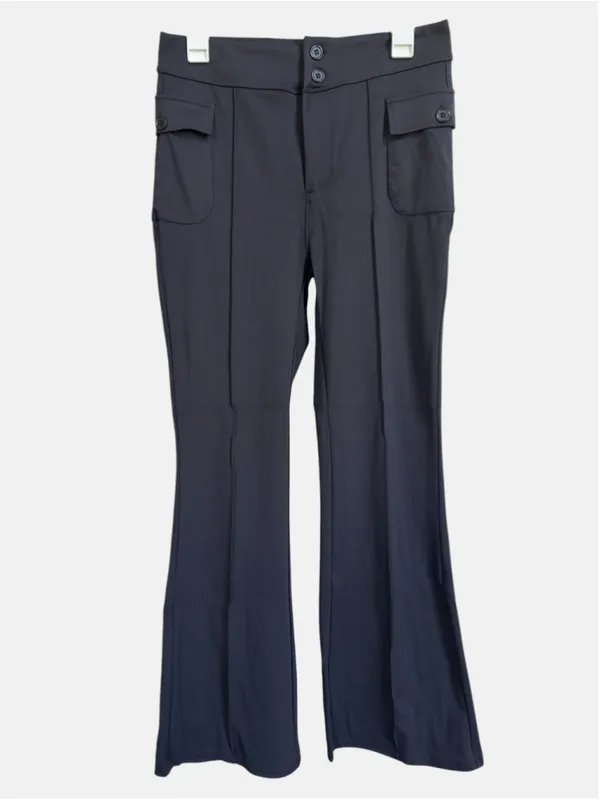 Size L (Regular) Halara High Waisted Side Flap Pocket Flare Casual Cargo Pants - Image 2