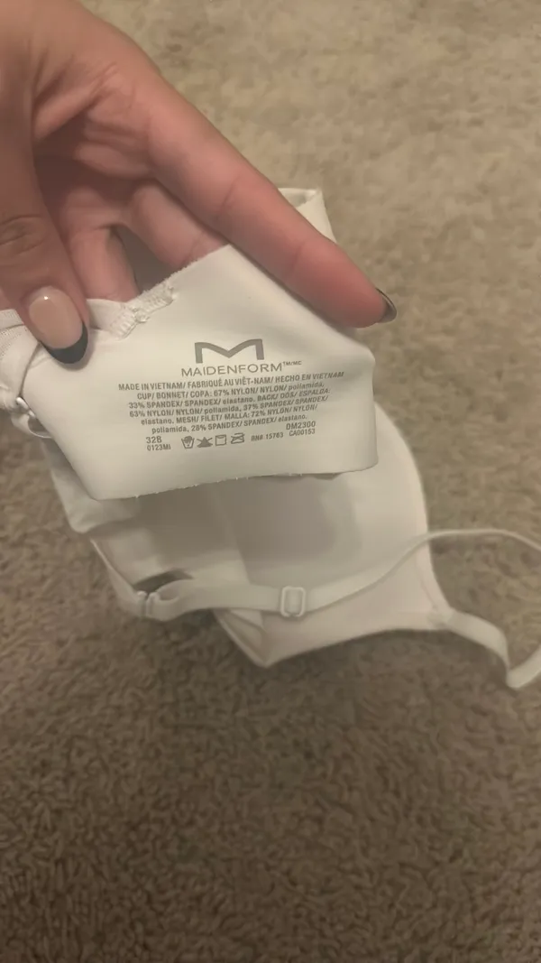 White Bra Size 32 A - Image 3