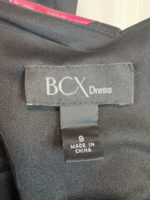 BCX Floral Halter Maxi Evening Dress Black Multicolor Size 9 - Image 6