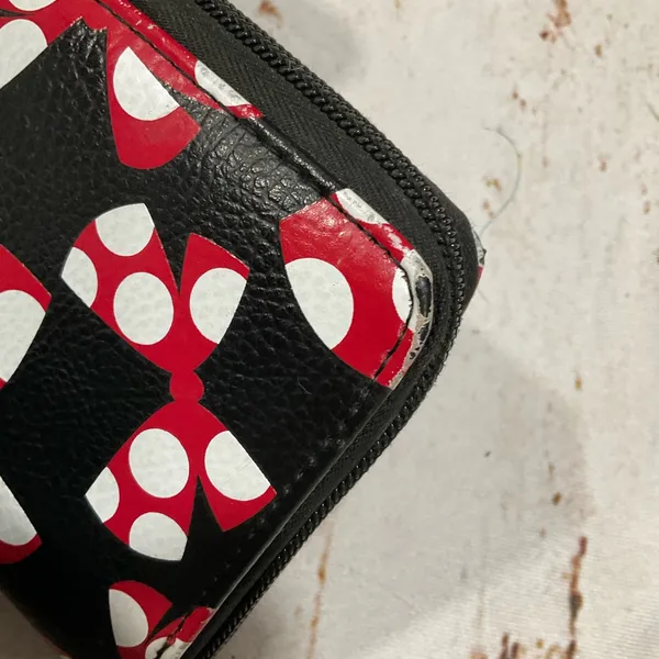 Disney Parks Minnie Bow Aop Zippy‎ Wallet - Image 4