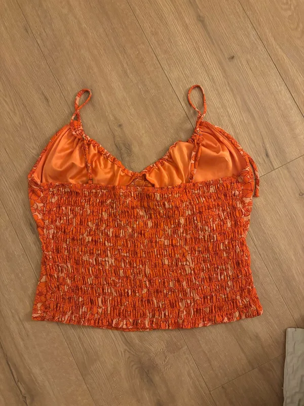 Bright orange top  - Image 4