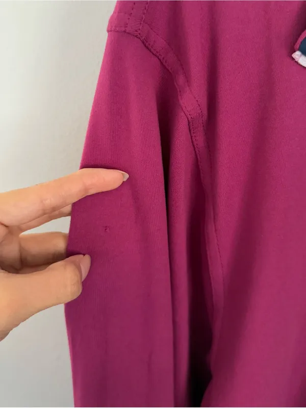 Proud 90 Golf is Fun Men’s XL Quarter Zip Pullover Magenta Golf Athletic Outdoor - Image 4
