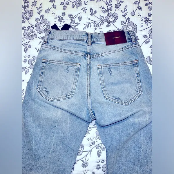 Zara Straight New Ultra Slim Jean US 2 - Image 2