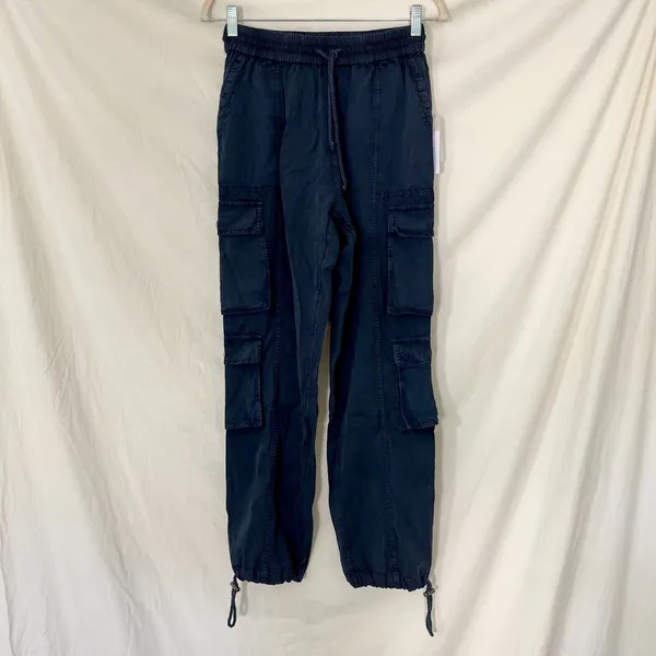 NWT Beach Riot Cassius Pants Dark Navy Blue Size S - Image 4