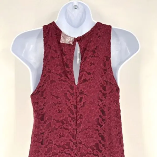 Lush Clothing NwT cocktail Lace‎ & Fringe Dress Small wedding party flapper costume - Image 14