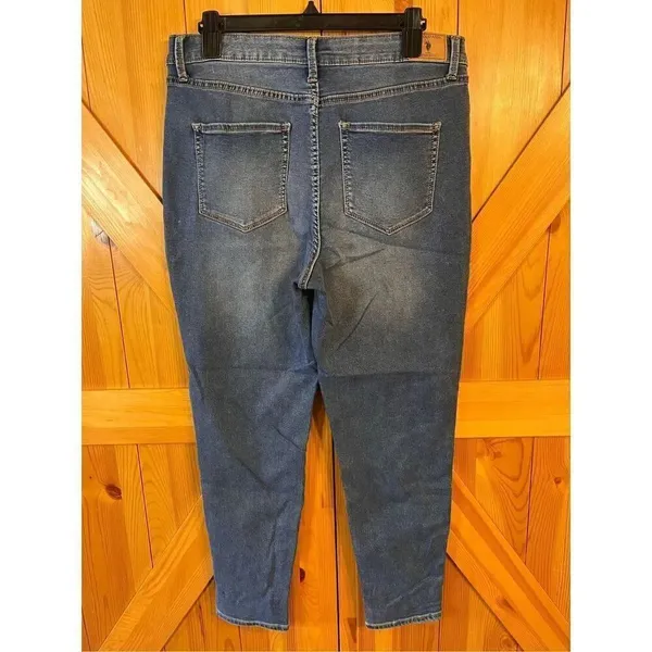 US POLO ASSN HIGH-RISE Skinny Jeans Med Wash size 17 (3495) Read - Image 4