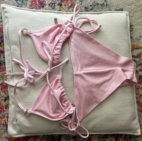 Aerie Shine Rib Bikini Medium NWT - Image 4