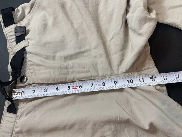 The North Face Women’s Hiking Cargo Capri Beige Nylon Trail Outdoor Pants L - Image 14