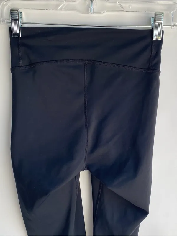Nike dri fit black leggings full length athletic activewear tights workout XS - Image 4