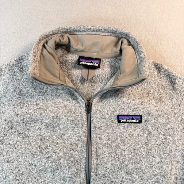 Patagonia Better Sweater Full Zip Jacket Gray Heather Fleece Women Small - Image 8