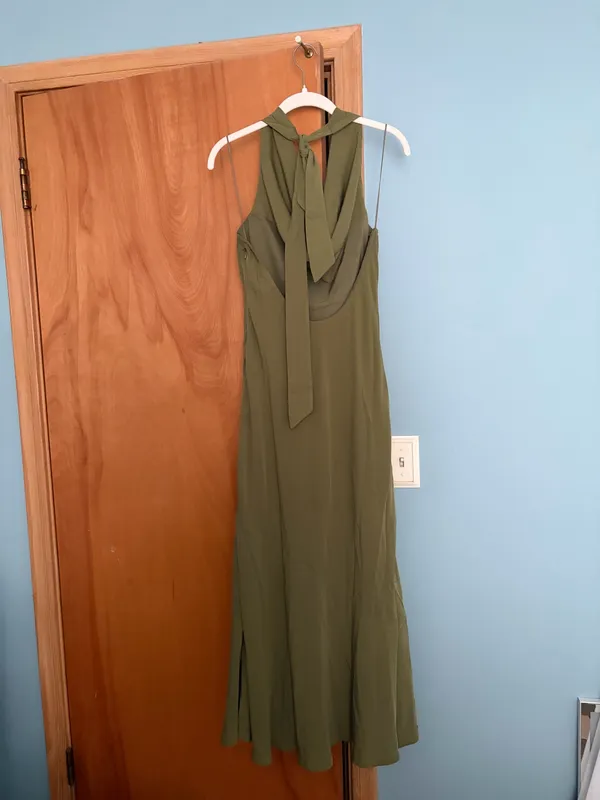 Abercrombie & Fitch Cowl Halter Maxi Dress - Image 3
