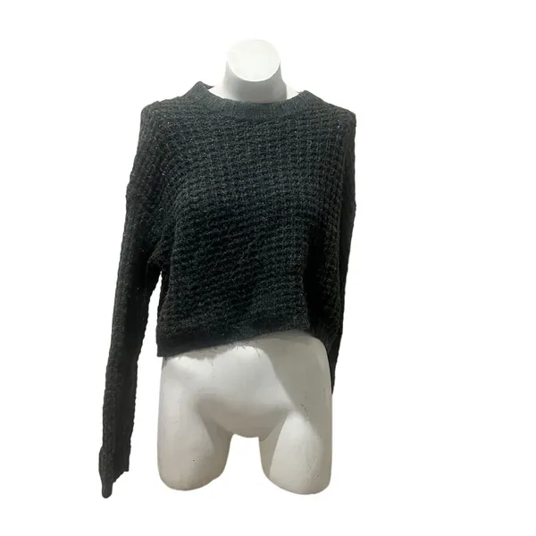 Wild Fable Women's Cropped Pullover Sweater Green Size S - Image 5
