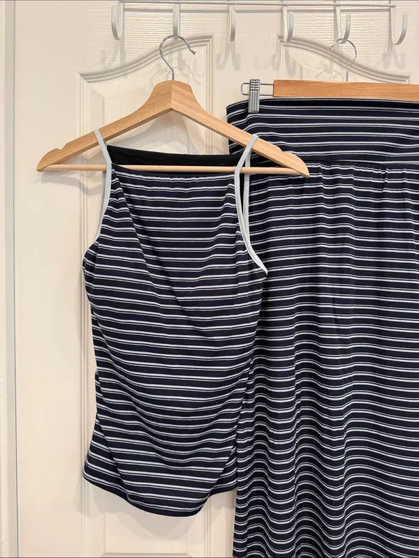 OGL stripe skirt set Blue - Image 4