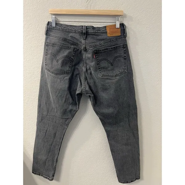 Levi's‎ 501 Black Distressed Button Fly High rise Jeans Womens Size W30 L28 - Image 2