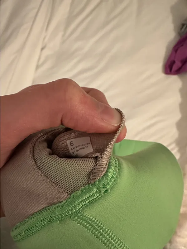 Bright Green Lululemon Bra - Image 3